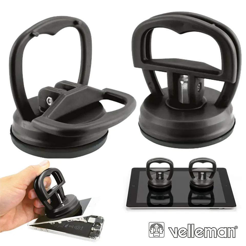 CONJUNTO 2 VENTOSAS P/ VISORES VELLEMAN 1