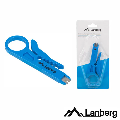 Descarnador De Cabos Universal UTP/STP Azul LANBERG