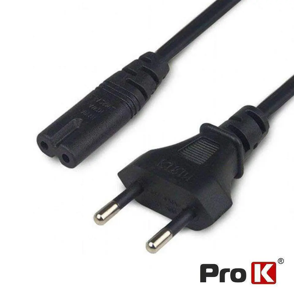 Cabo Alimentação AC Plano / Tipo 8 IEC C7 3m PROK 1