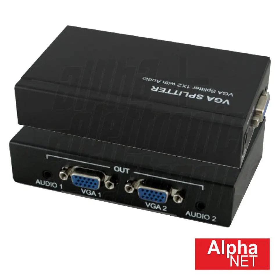 DISTRIBUIDOR AMPLIFICADO VGA 1 ENTRADAS 2 SAÍDAS 1