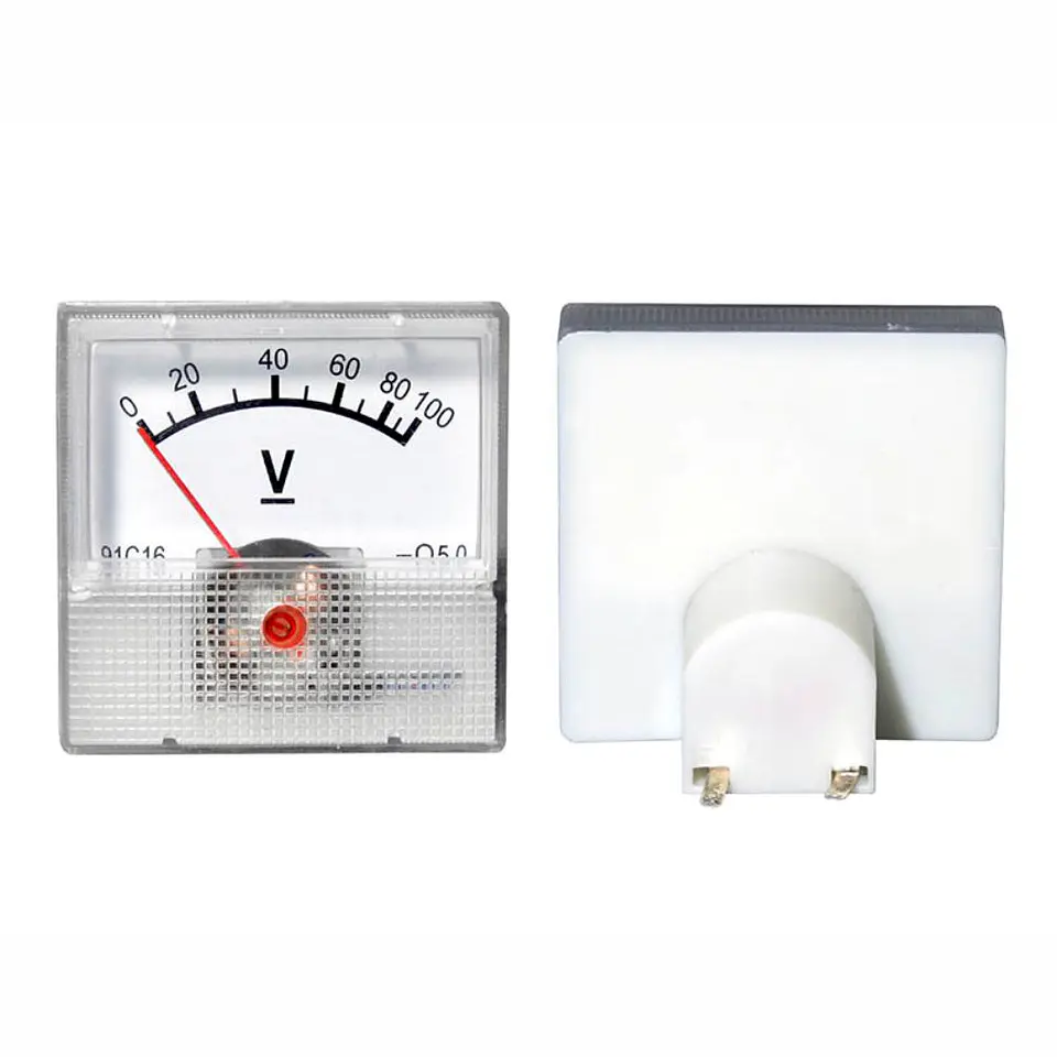 Voltímetro Analógico de Painel 100V DC 1
