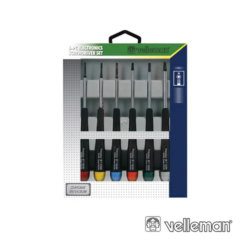 CONJUNTO DE 6 CHAVES HEXAGONAIS VELLEMAN