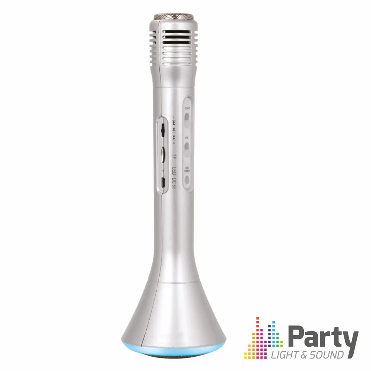 MICROFONE C/ COLUNA 5W BLUETOOTH SD BATERIA PARTY 1