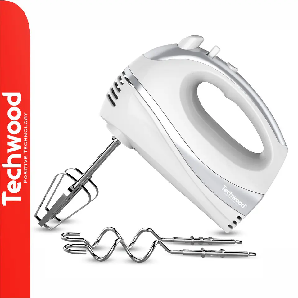 Batedeira Elétrica 200W Branco TECHWOOD 1