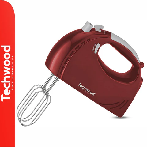 Batedeira Elétrica 300W Vermelha TECHWOOD