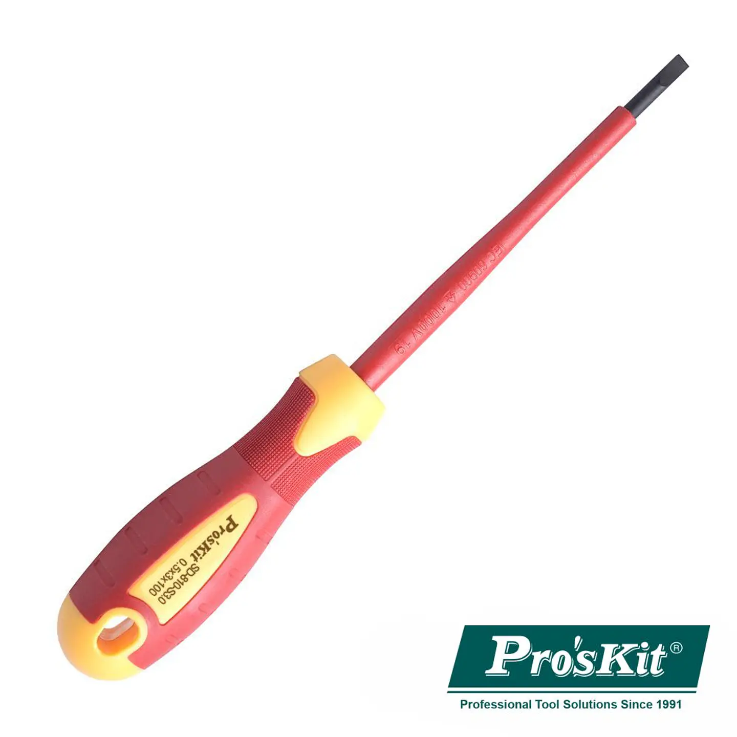 Chave Fendas 0.5x3.0x100mm VDE 1000V PROSKIT 1