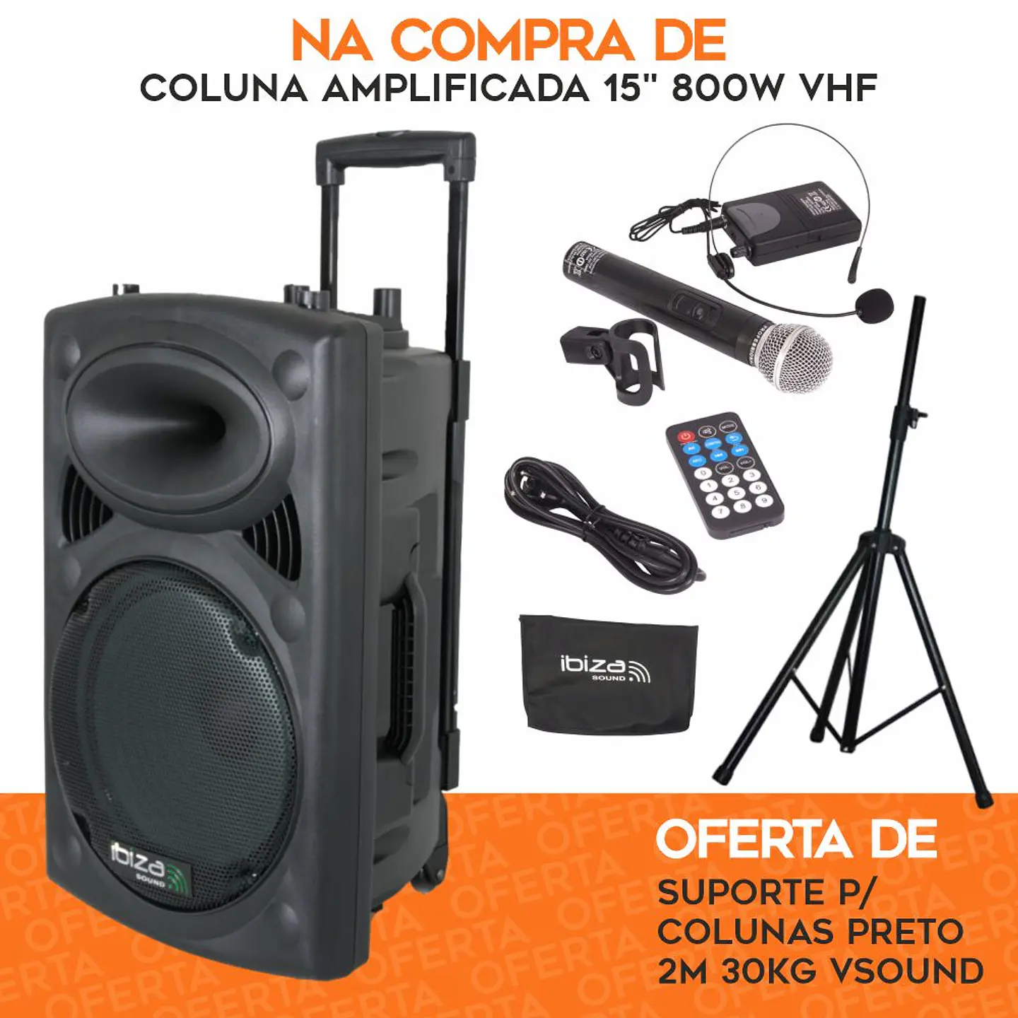 PACK Coluna Amplificada 15