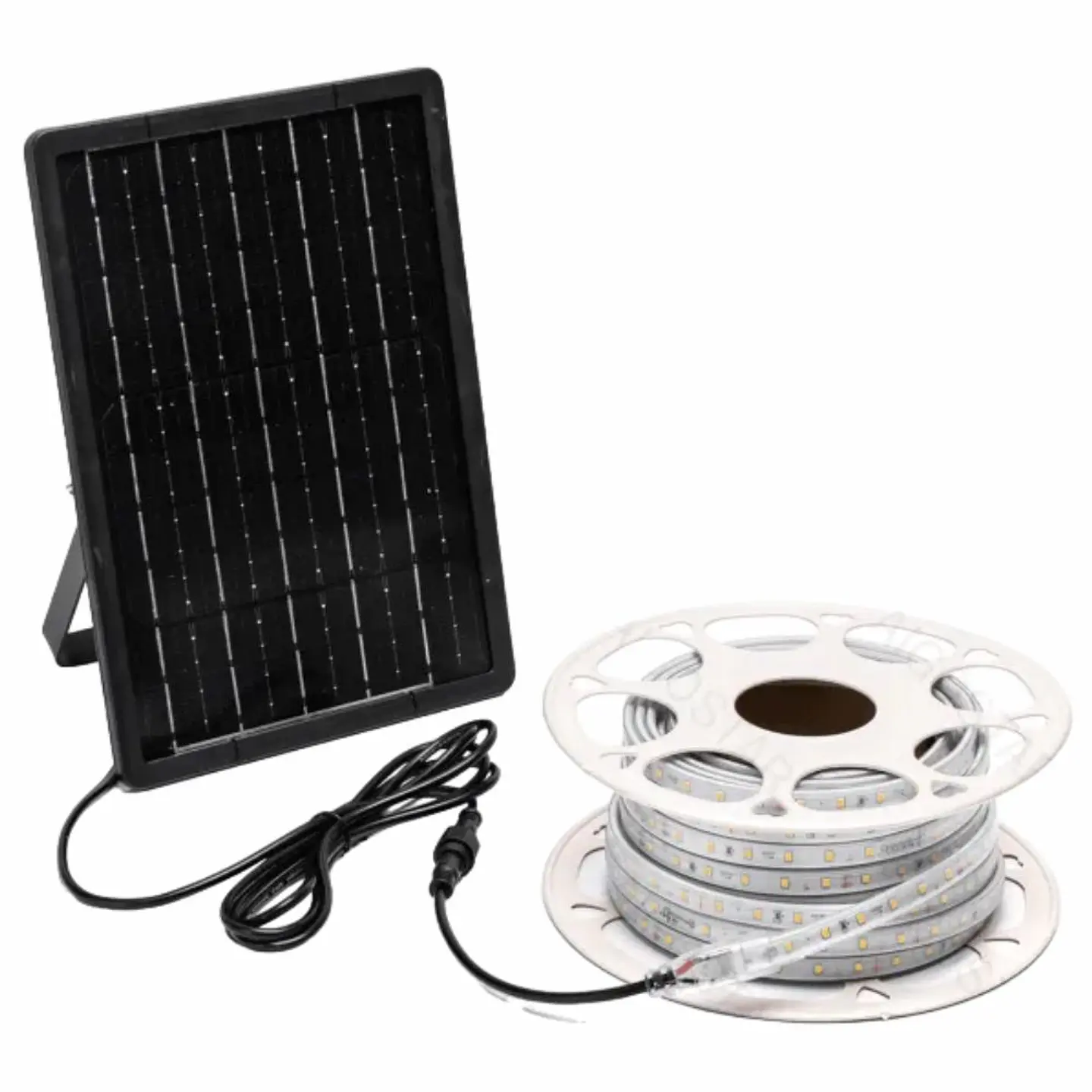 Fita LEDS RGB C/ Painel Solar 20m 2000lm IP65 1