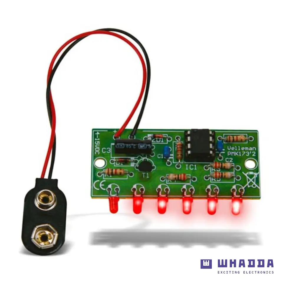 Mini Chaser de 6 LEDS WHADDA 1