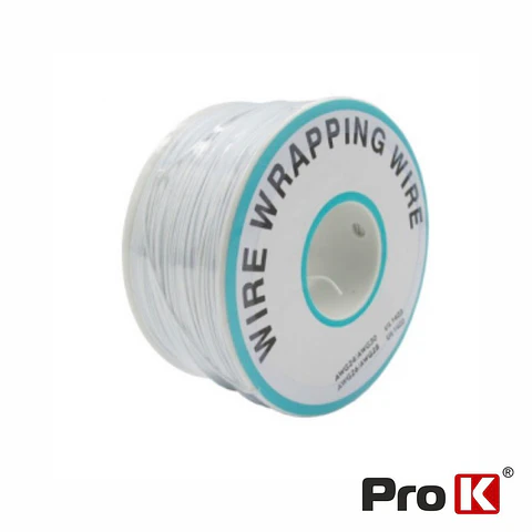 Cabo Multifilar Branco 0.25mm Rolo 250m PROK
