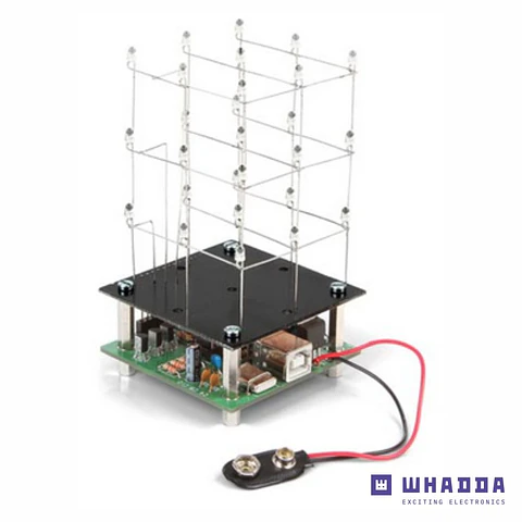 Cubo LED 3d C/ 27 LEDS Até 234 Animações WHADDA