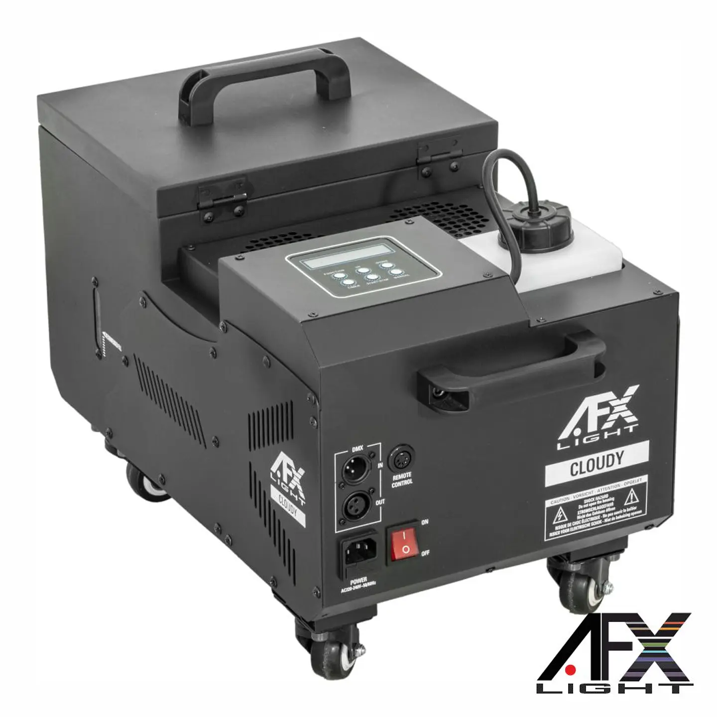 Máquina de Fumos Low Fog 1500W LCD DMX Comando AFXLIGHT 1