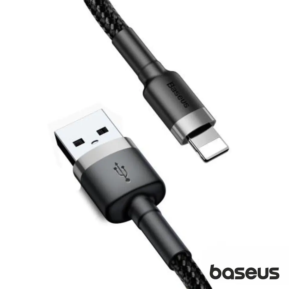 Cabo USB-A Macho P/ Lightning Macho 3m Cafule BASEUS 1