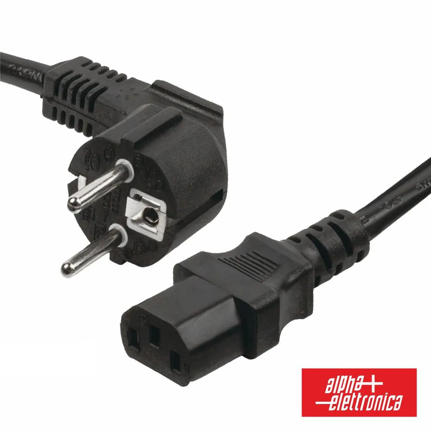 CABO ALIMENTAÇÃO SCHUKO MACHO 3P / IEC C13 FÊMEA 1.5M PRETO 1
