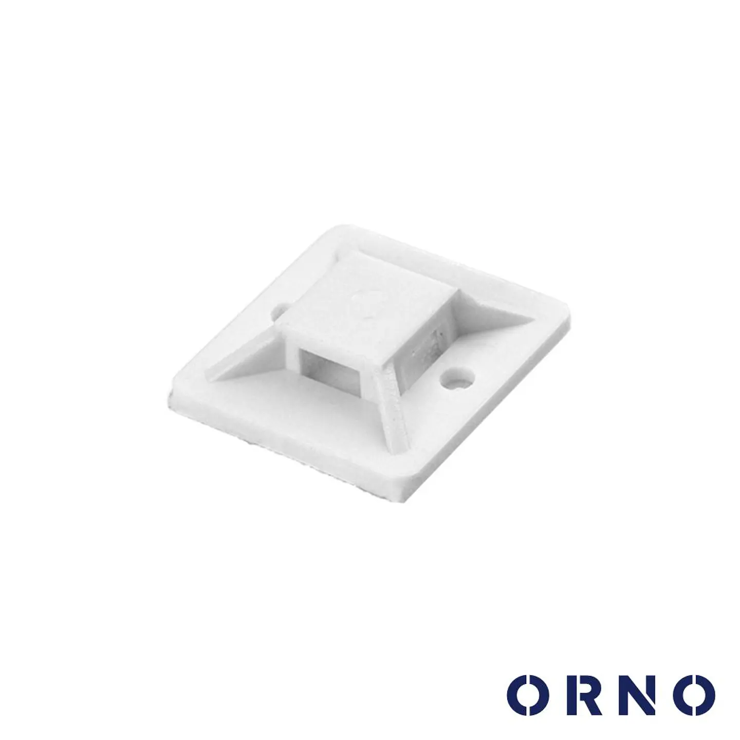 Fixador Adesivo P/ Braçadeiras 50x Branco ORNO 1