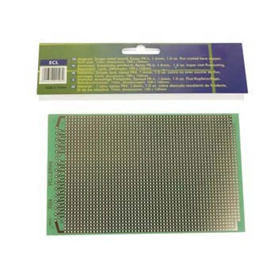 PLACA CIRCUITO IMPRESSO PERFURADA EM LINHAS 100X160MM 1