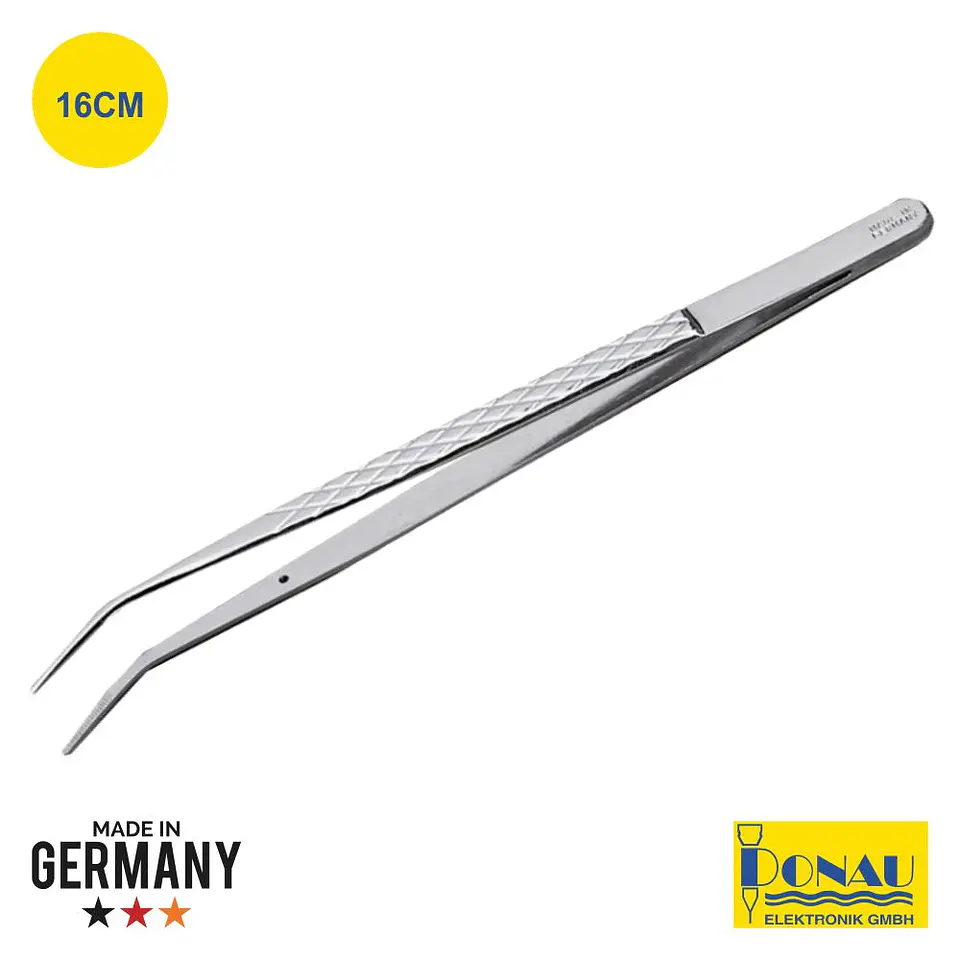 PINÇA PONTAS FINAS PONTIAGUDAS CURVAS 160MM DONAU 1