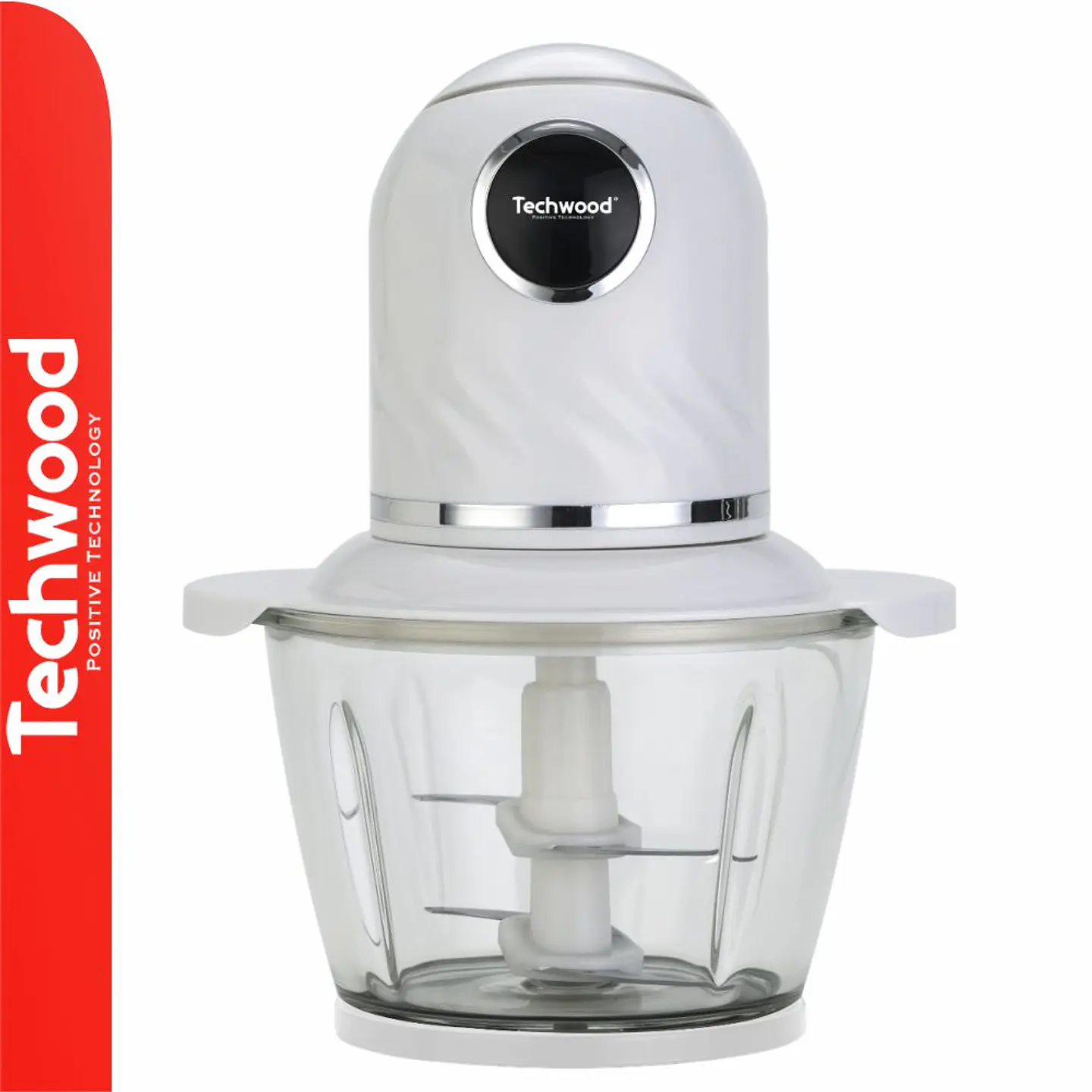 Picadora 300W 800ml Branca TECHWOOD 1