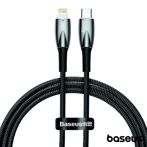 Cabo USB-C Macho P/ Lightning Macho 1m PD 20W Glimmer BASEUS