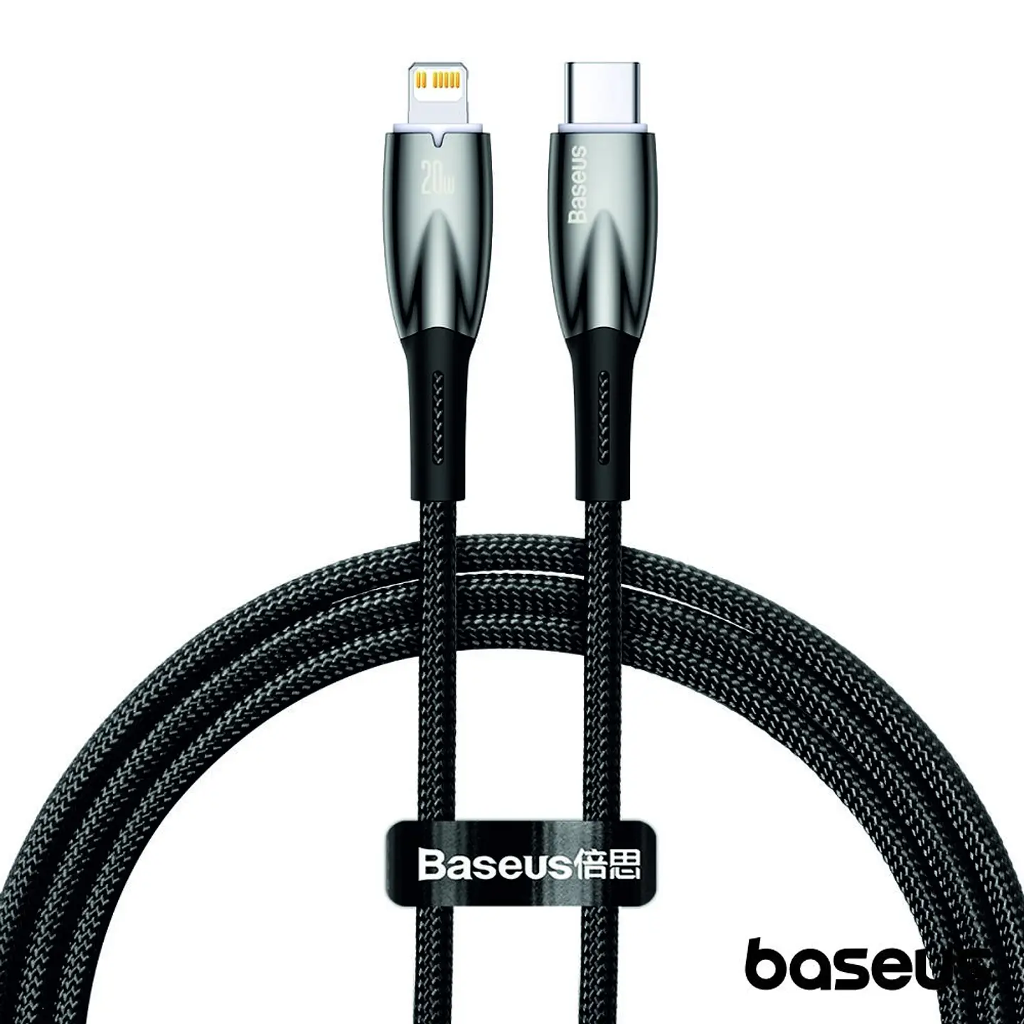 Cabo USB-C Macho P/ Lightning Macho 1m PD 20W Glimmer BASEUS 1
