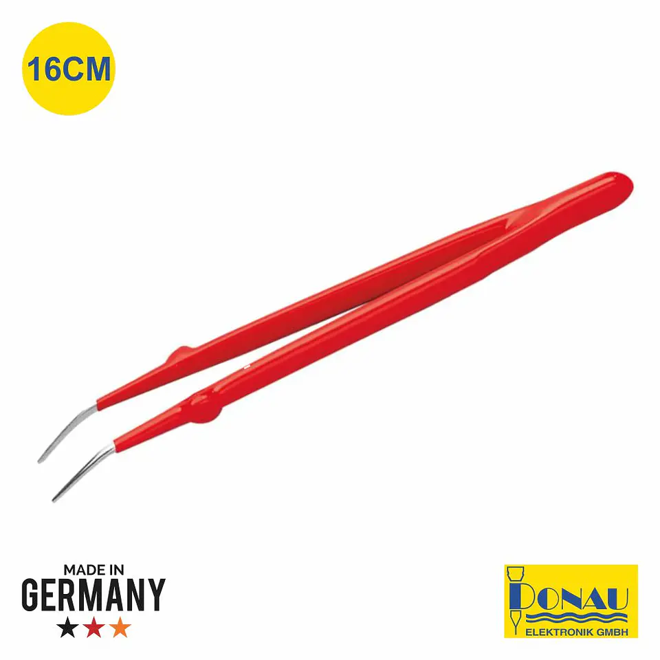 PINÇA C/ PONTAS CURVAS ISOLADA 160MM DONAU 1
