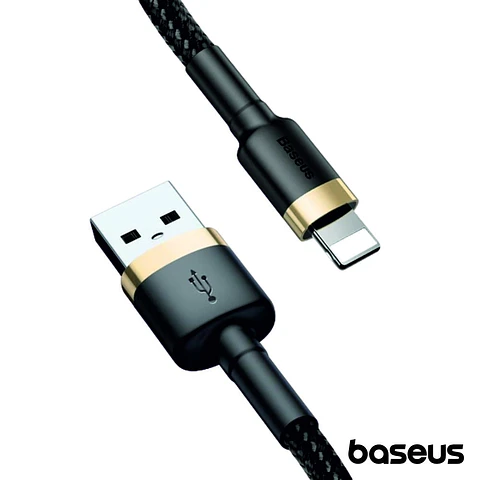 Cabo USB-A Macho P/ Lightning Macho 3m Cafule BASEUS