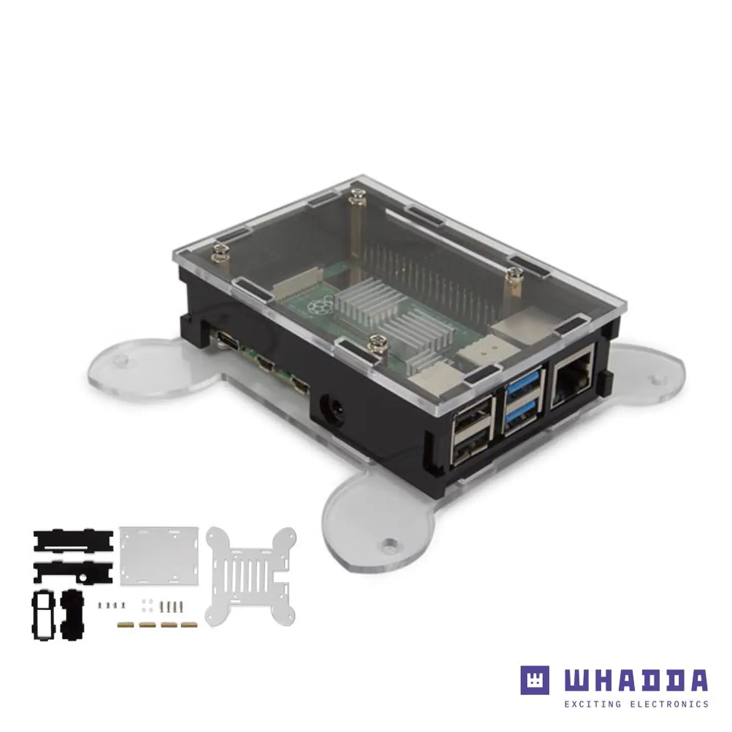Caixa VESA 100/100 P/ Raspberry Pi 4 WHADDA 1