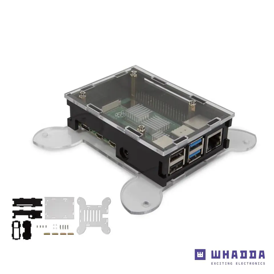 Caixa VESA 100/100 P/ Raspberry Pi 4 WHADDA 1