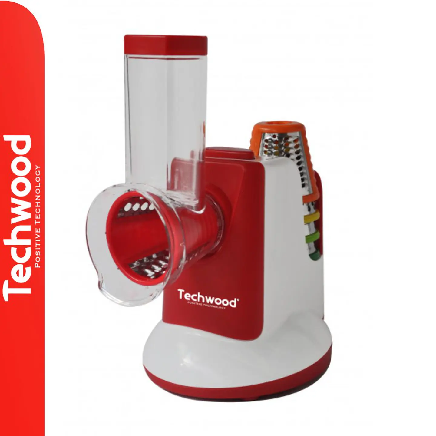 Cortador/ Ralador de Alimentos Elétrico 5 em 1 150W TECHWOOD 1