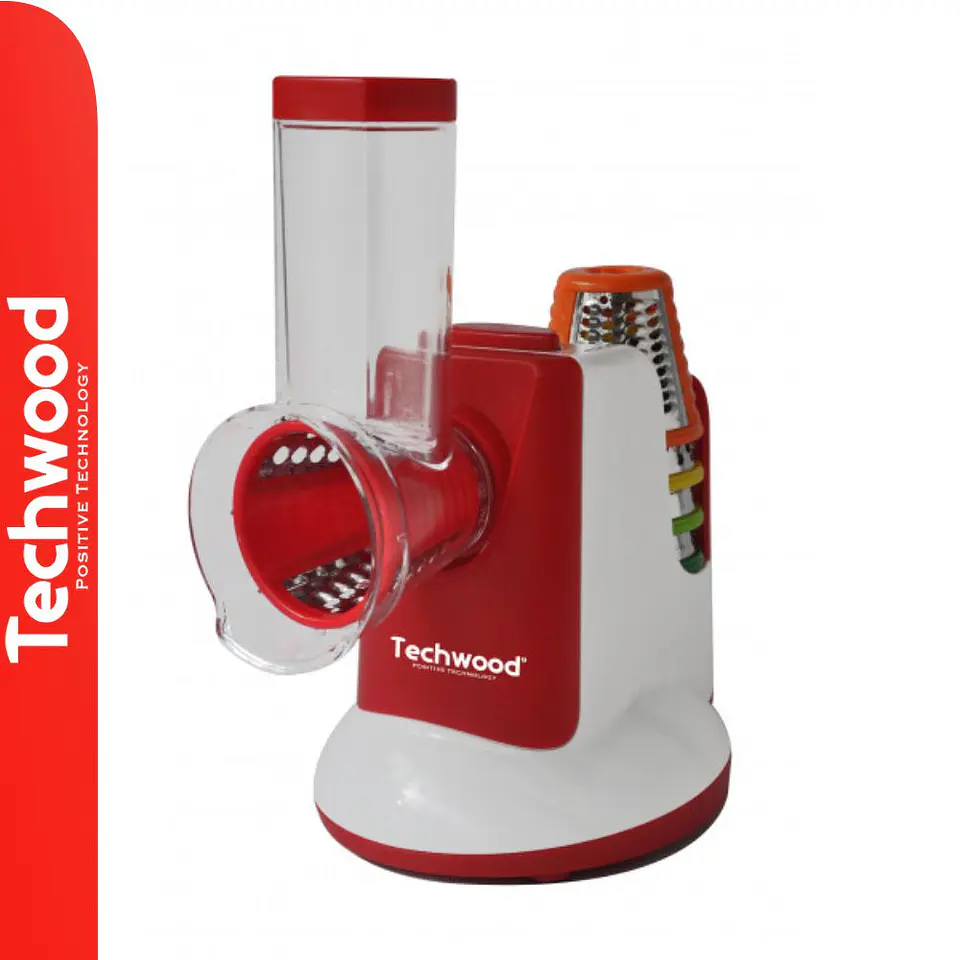 Cortador/ Ralador de Alimentos Elétrico 5 em 1 150W TECHWOOD 1