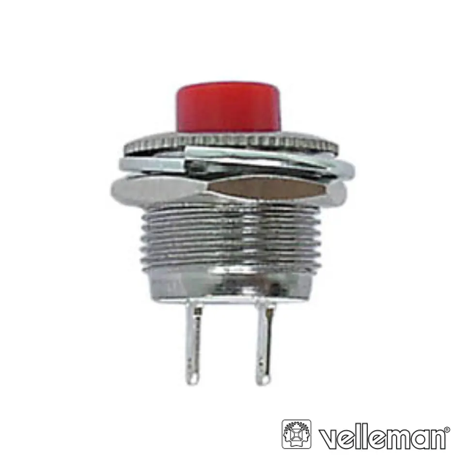 INTERRUPTOR MINIATURA VERMELHO VELLEMAN 1
