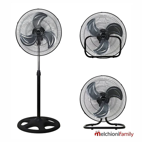 Ventoinha Industrial 3 Em 1 45W Ø45cm 3 Velocidades Mfamily