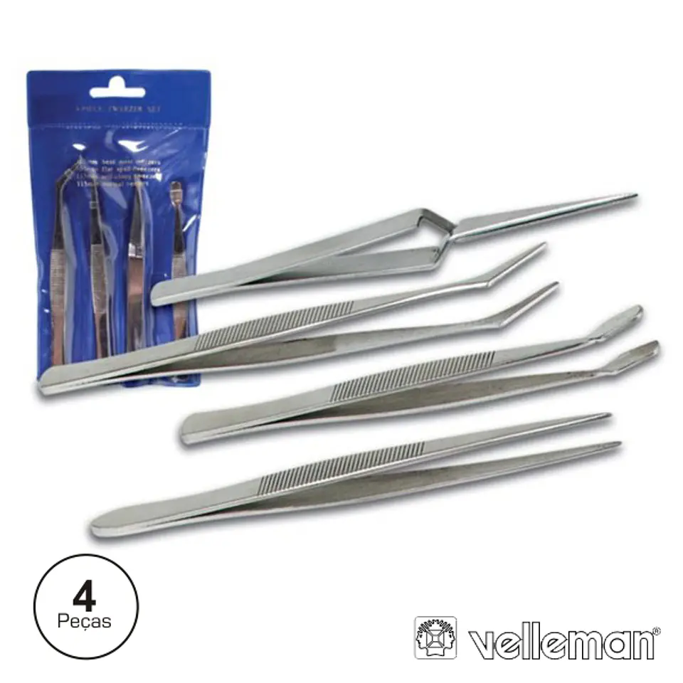 CONJUNTO DE 4 PINÇAS VELLEMAN 1