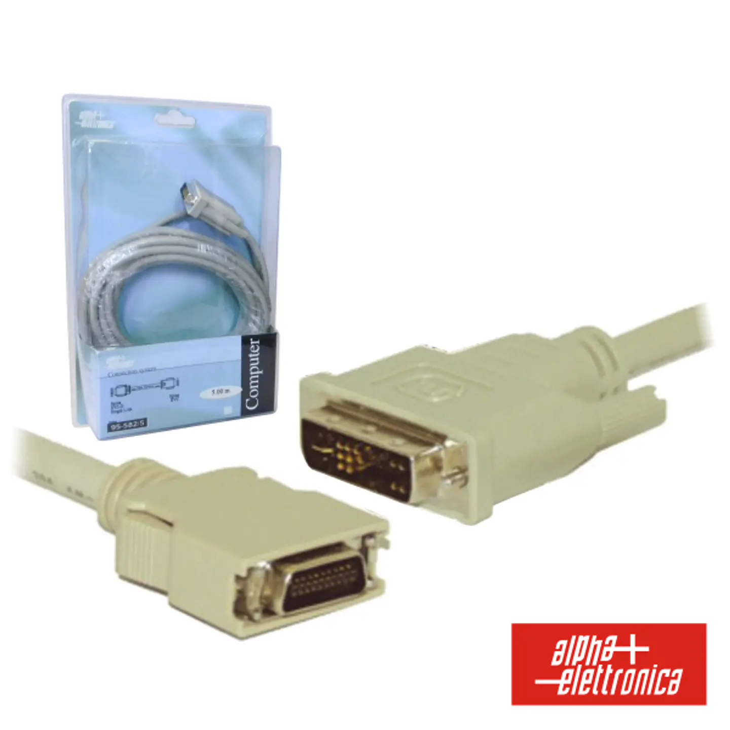 CABO DVI-D MACHO P/ EVC MACHO 5 MT BLISTER 1