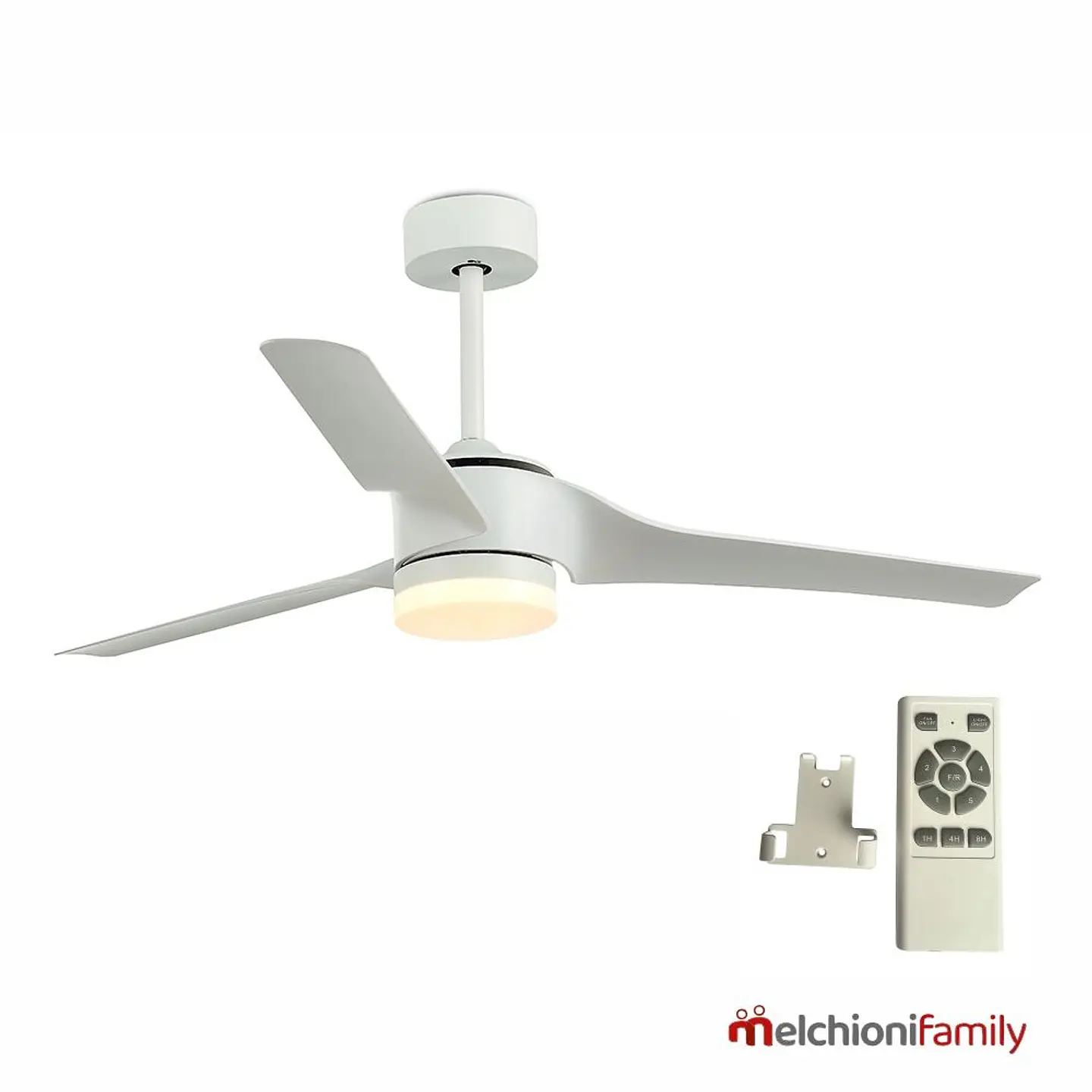 Ventoinha de Teto C/ Iluminação LED 45W 132cm C/ Comando 1