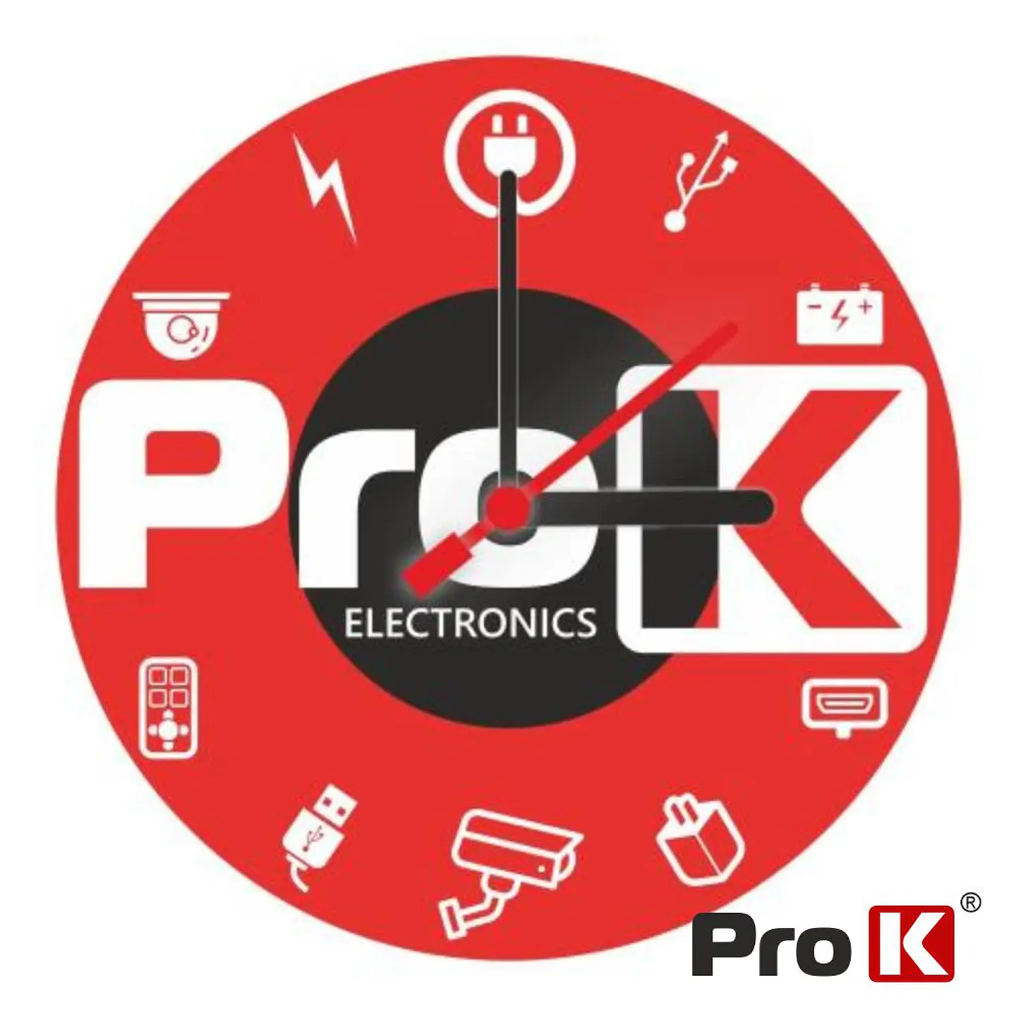 RELÓGIO DE PAREDE REDONDO DESIGN PROK 1