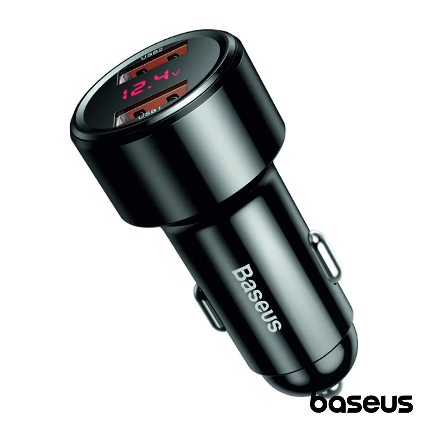 Adaptador Isqueiro PPS 2xUSB-A QC3.0 45W 6A BASEUS 1