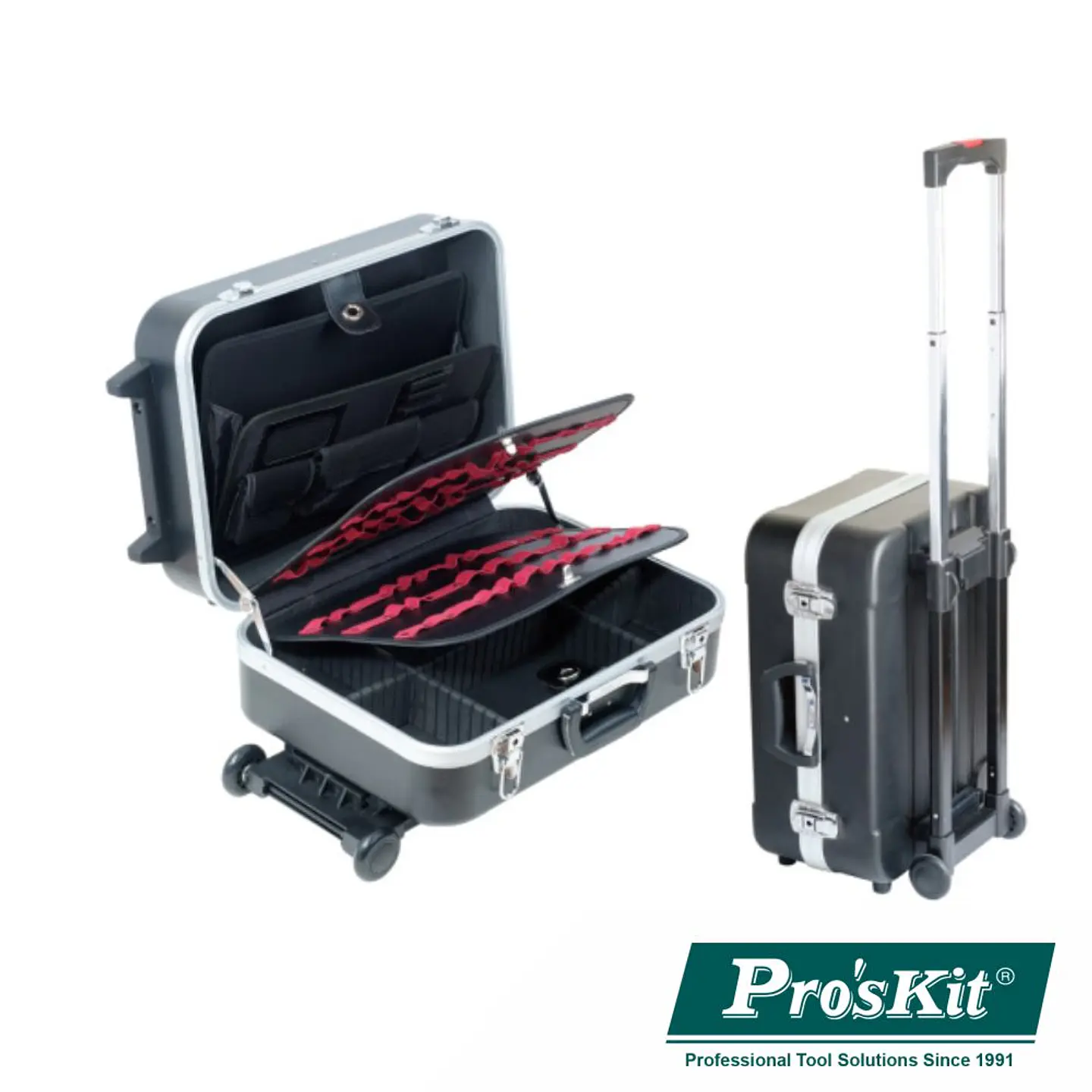 MALA TRANSPORTE FERRAMENTAS ABS RODAS/PEGA PROSKIT 1