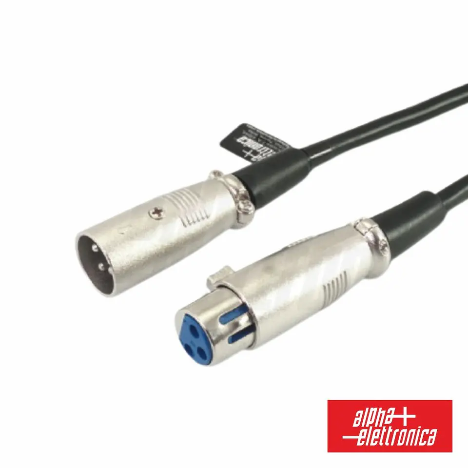 Cabo XLR 3p Macho / XLR 3p Fêmea 6m ALPHA 1