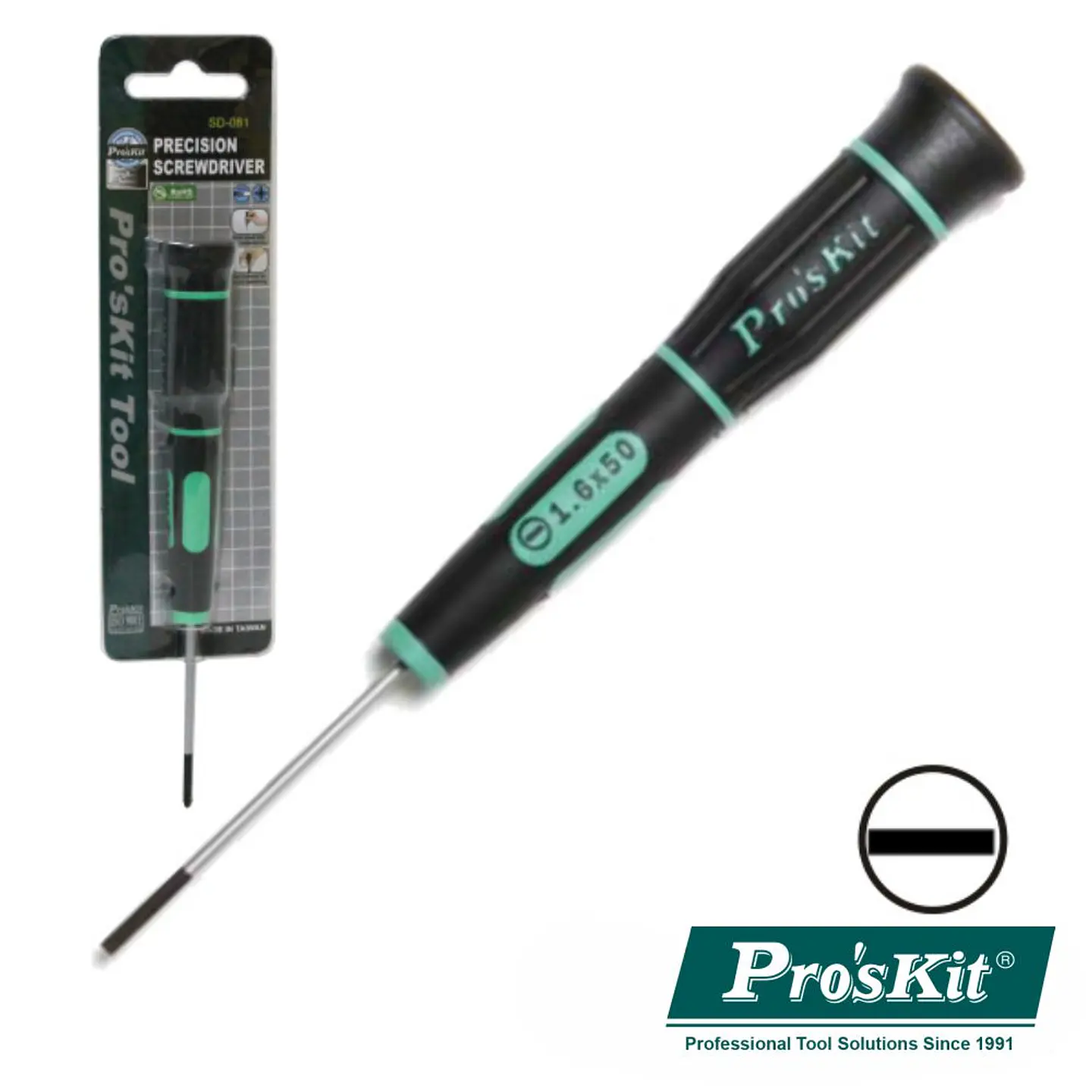 CHAVE DE FENDAS 1X50MM DE PRECISÃO PROSKIT 1