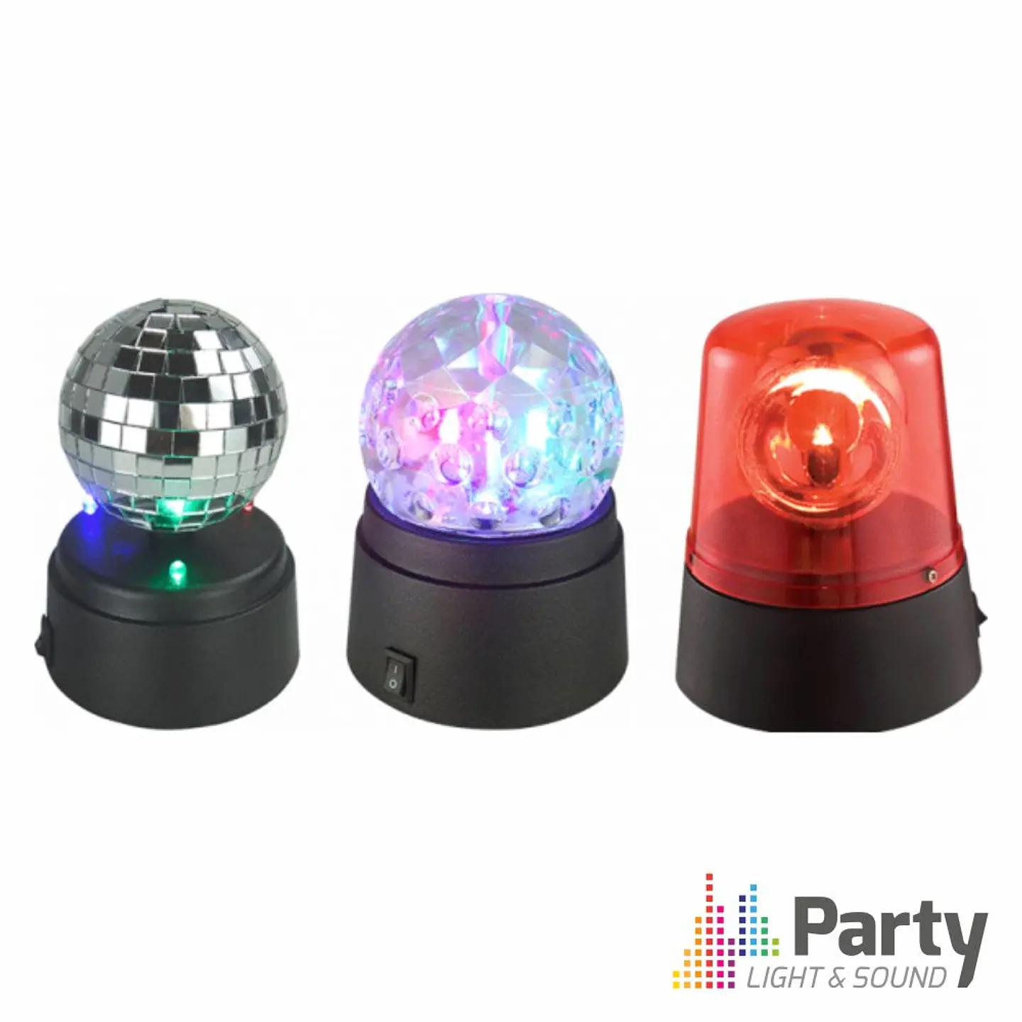 Conjunto de 3 Efeitos Luz PARTY 1