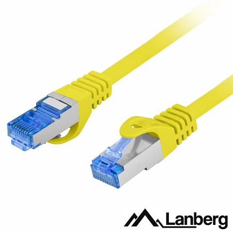 Cabo S/FTP LSZH CAT6A 5m Amarelo LANBERG