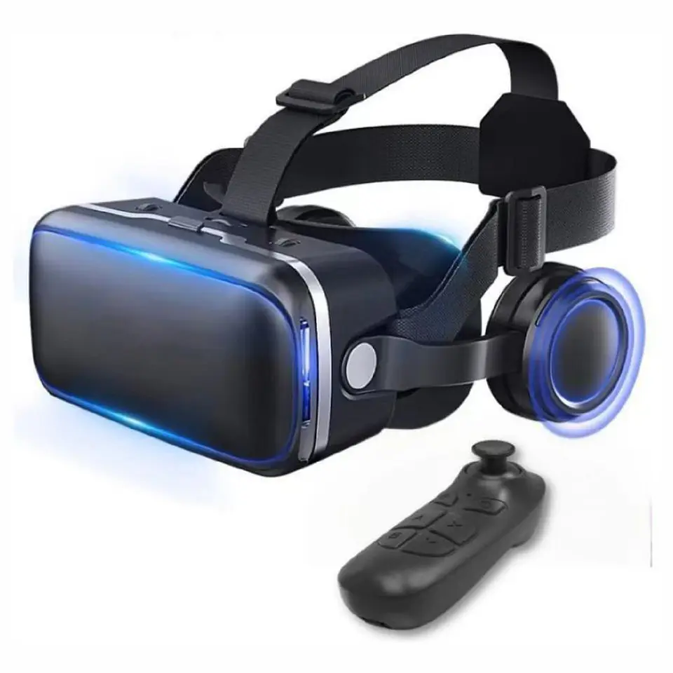 Óculos de Realidade Virtual 3D C/ Comando P/ Smartphone 1