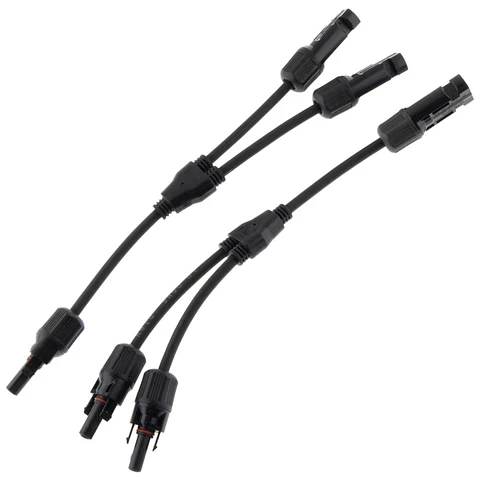 Conjunto de Adaptadores Em Y P/ Fichas Solares 2xMC4