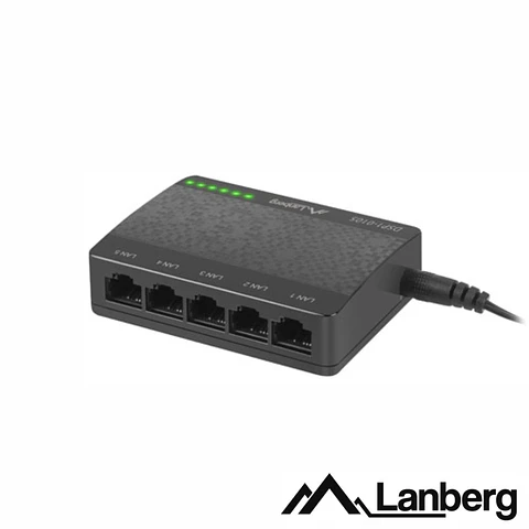 Switch de Rede Ethernet 5 Portas RJ45 LANBERG