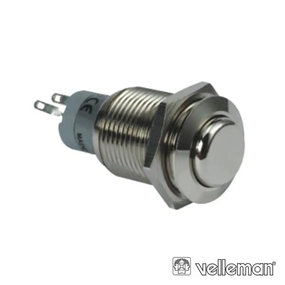 INTERRUPTOR REDONDO ALTO DE METAL DPDT 2NA 2NC 1
