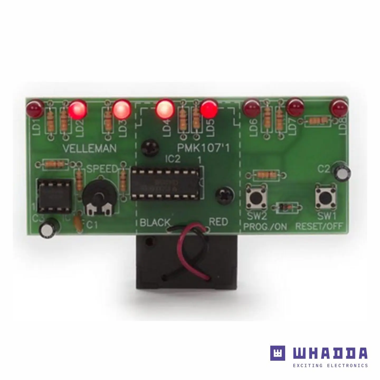 Kit Placa De LEDS Programados C/ Efeitos WHADDA 1