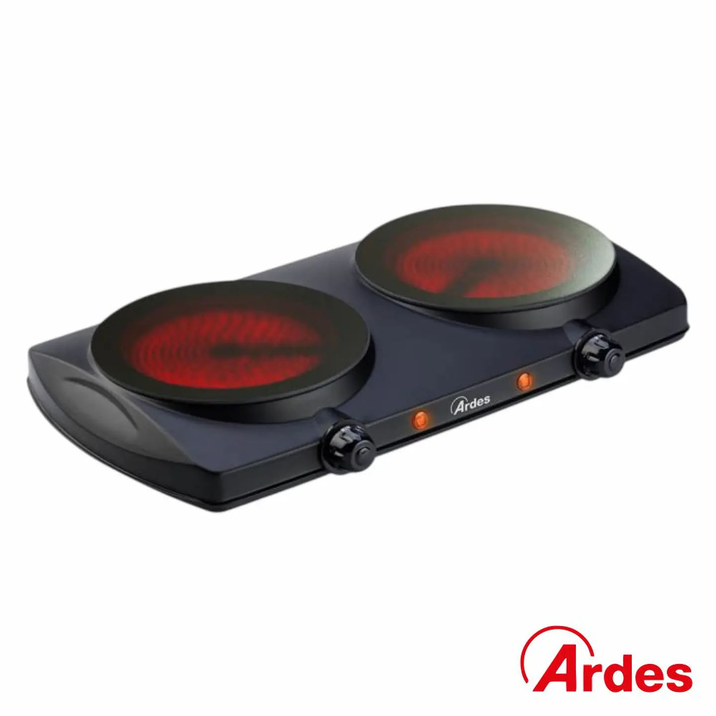 Placa de Vitrocerâmica Dupla Infravermelhos 2500W ARDES 1
