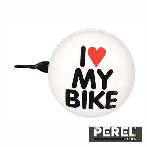 Campaínha p/ Bicicleta - I Love My Bike - Ø 8 Cm PEREL
