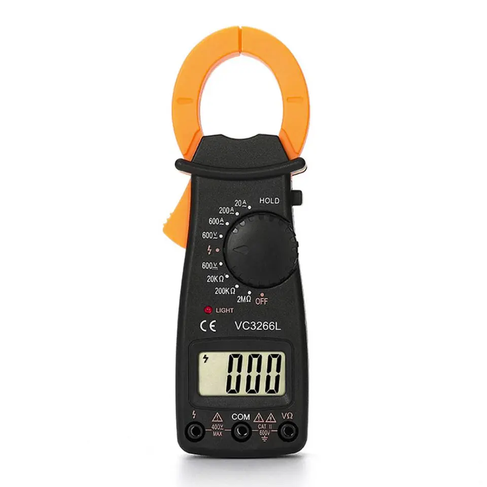 Pinça Amperimétrica Digital AC/DC 600V 1